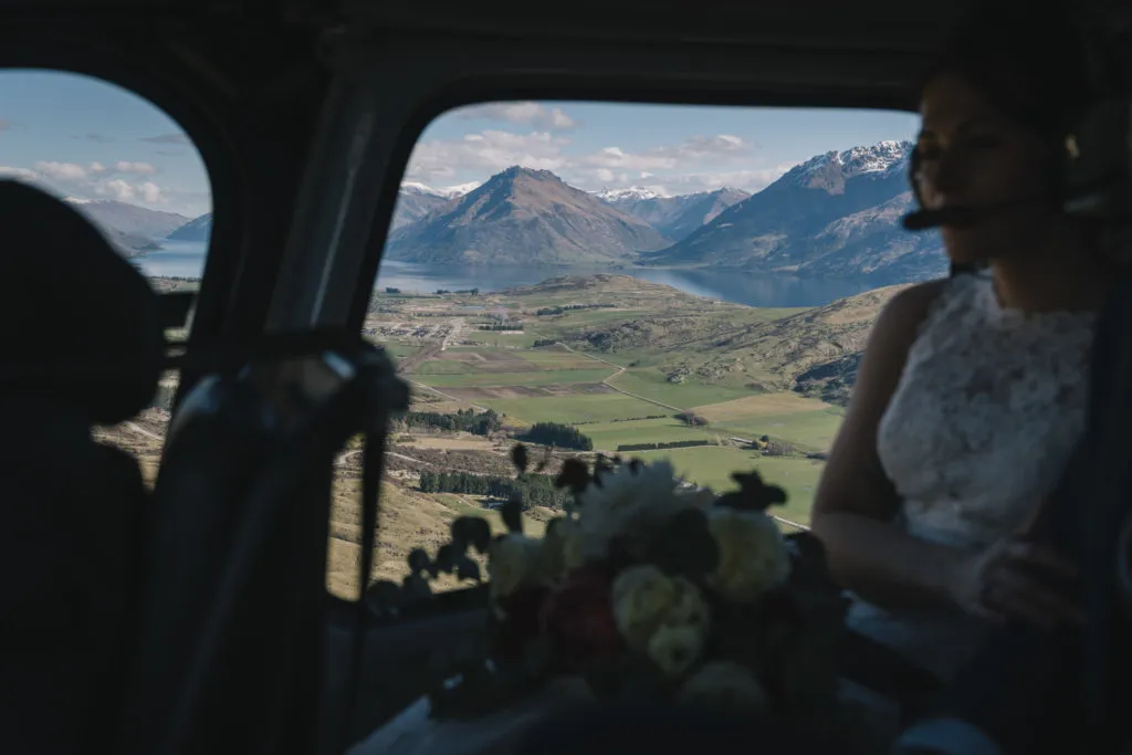 Helicóptero en boda
